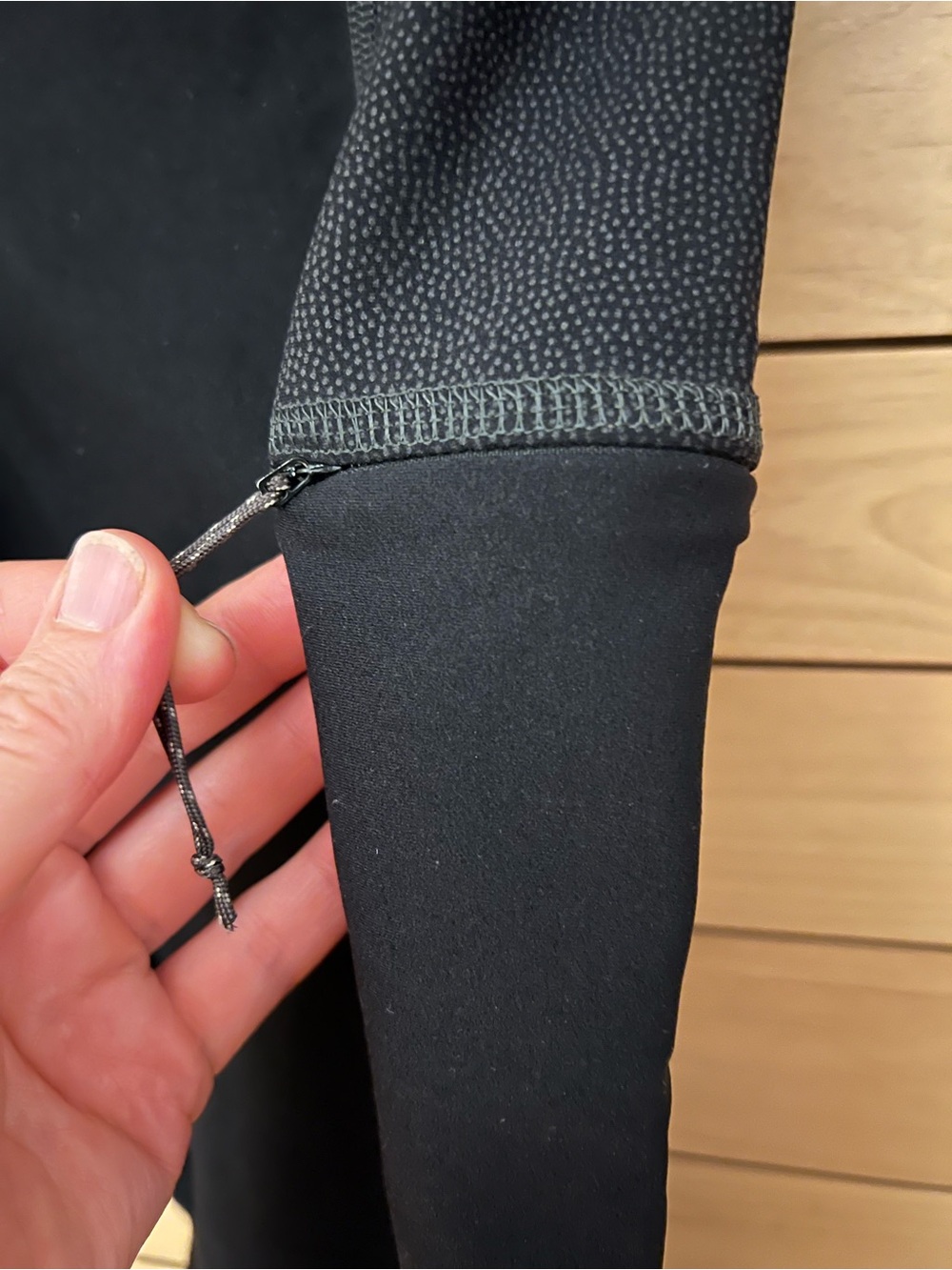 Fjallraven Black Women's Leggings with Cell Phone Side Pocket - Picture 4 of 12